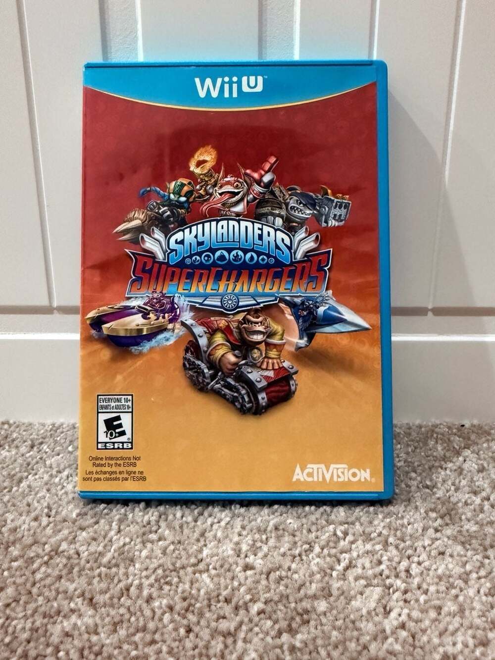 Skylanders SuperChargers Nintendo Wii U Game Disc and Case